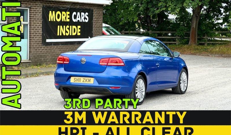 
								AUTOMATIC_2.0 Diesel_2011 VW EOS Convertible_6m MOT_120k Miles_T-Belt DONE_x2 Keys_ full									