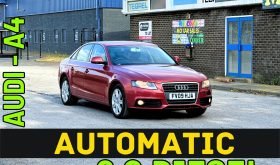 AUTOMATIC_2.0 Diesel_2009 Audi A4_12m MOT_89k Mile_Srvc Hstry_B’tooth_x2 Keys_FXD PRICE.