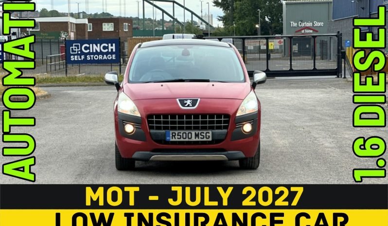 
								AUTOMATIC_1.6 Diesel_2011 Peugeot 3008_12m MOT_121k Miles_Sun-Roof_P-Snsrs_PX 2 Clear full									