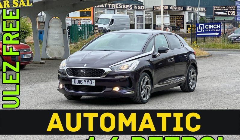 
								AUTOMATIC_1.6 Petrol_2016 DS-5_12m MOT_97k Mile_Sat-Nav_Sun-Roof_3m Warranty_FXD PRICE full									