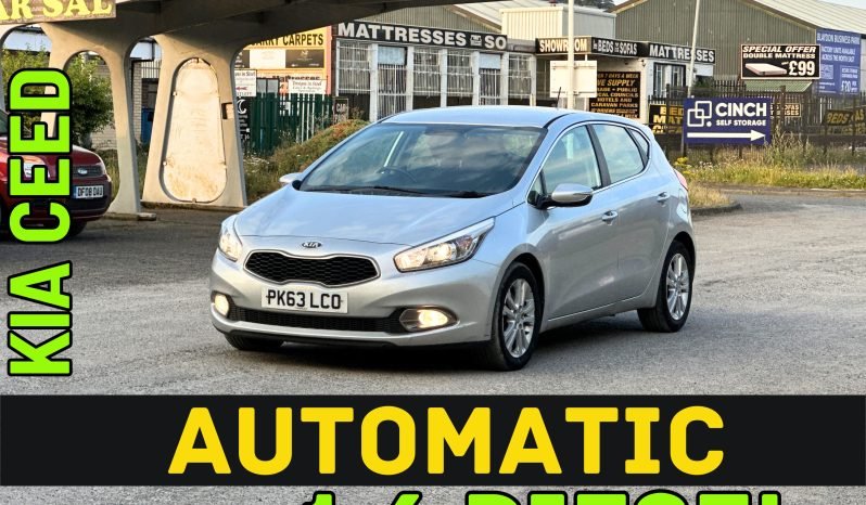 
								AUTOMATIC_1.6 Diesel_2013 Kia Ceed_81k Mile_06m MOT_B’tooth_P-Snsrs_3 months Warranty_ full									