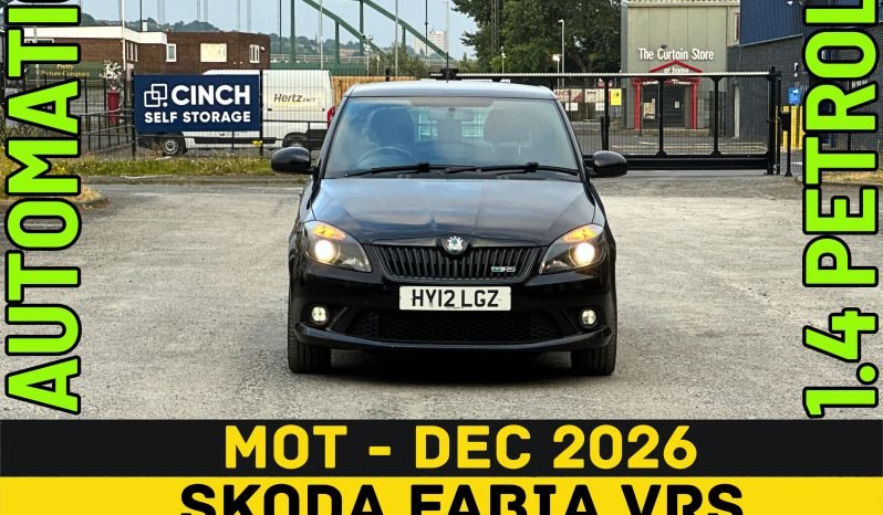 
								AUTOMATIC_1.4 Petrol_2012 Skoda Fabia VRS_105k Miles_06m MOT_Sat-Nav_B’tooth_P-Snsrs_FXD PRICE full									