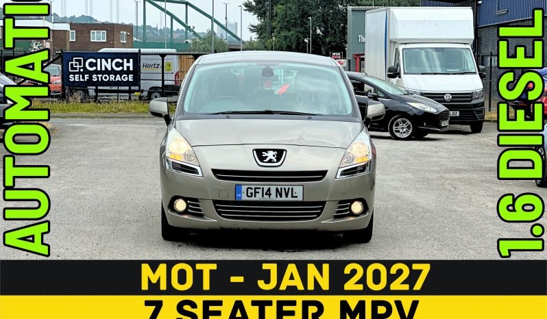 
								7 SEATER_AUTOMATIC_2014 Peugeot 5008_6m MOT_113k Miles_Srvc Hstry_B’tooth_x2 Keys_FXD PRICE full									