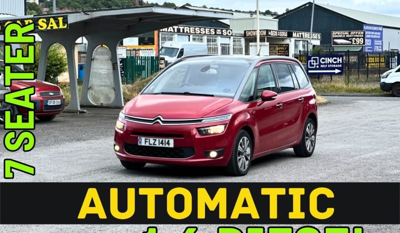 
								AUTOMATIC_7 SEATER_1.6 Diesel_2015 Citroen C4G Picasso_£20 Tax_12m MOT_120k Mile_T-Belt DONE_Top Specs_3 month Warranty_ full									