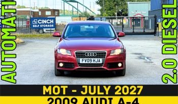 
									AUTOMATIC_2.0 Diesel_2009 Audi A4_12m MOT_89k Mile_Srvc Hstry_B’tooth_x2 Keys_FXD PRICE. full								