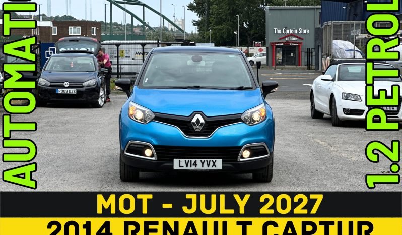 
								AUTOMATIC_1.2 Petrol 2014 Renault Captur_12m MOT_90k Mile_Sat-Nav_Bluetooth_Parking Sensors_x2 Keys_3 month Warranty_ full									
