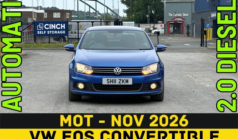 
								AUTOMATIC_2.0 Diesel_2011 VW EOS Convertible_6m MOT_120k Miles_T-Belt DONE_x2 Keys_ full									