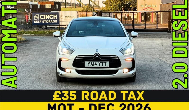 
								AUTOMATIC_2.0 Diesel_2014 DS-5_£35 Tax_06m MOT_90k Mile_Premium LUXURY Car_3m Warranty_ full									
