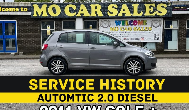 
								AUTOMATIC_2.0 Diesel_2011 VW Golf Plus_81k Miles_10m MOT_Srvc Hstry_Parking Sensors_x2 Keys_ full									