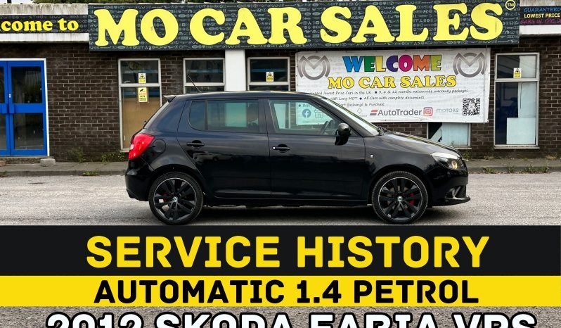 
								AUTOMATIC_1.4 Petrol_2012 Skoda Fabia VRS_105k Miles_06m MOT_Sat-Nav_B’tooth_P-Snsrs_FXD PRICE full									