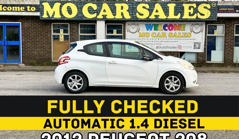 
								AUTOMATIC_1.4 Diesel_2012 Peugeot 208_£20 Tax_07m MOT_100k Miles_B’tooth_3m Warranty_FXD PRICE full									