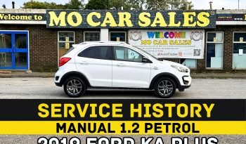 
									MANUAL_1.2 Petrol_2019 Ford KA Plus_12m MOT_78k Miles_Srvc Hstry_B’tooth_P-Snsrs_FXD PRICE full								