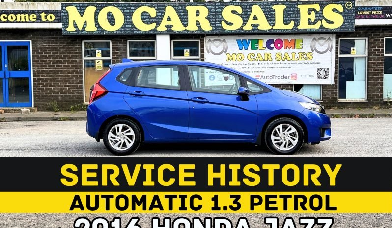 
								AUTOMATIC_1.3 Petrol_2016 Honda Jazz_£35 Tax_12m MOT_94k Miles_Sat-Nav_Bluetooth_x2 Key_FXD PRICE full									