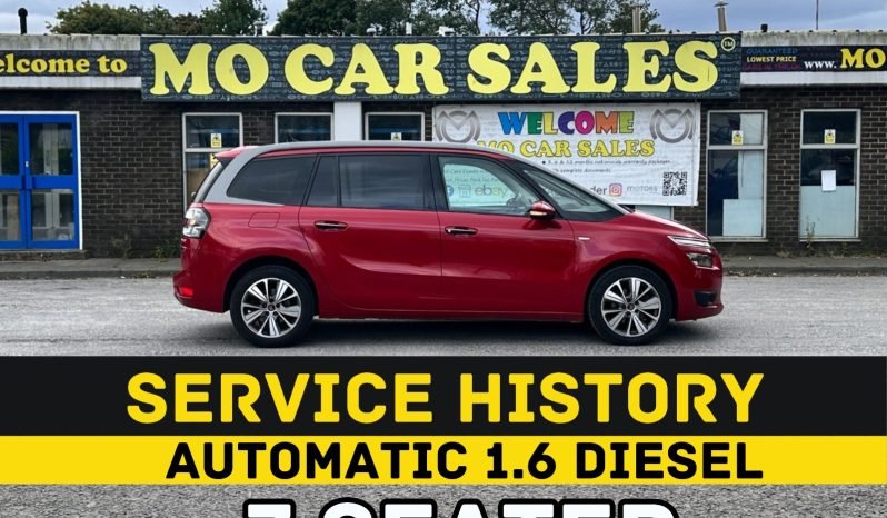 
								AUTOMATIC_7 SEATER_1.6 Diesel_2015 Citroen C4G Picasso_£20 Tax_12m MOT_120k Mile_T-Belt DONE_Top Specs_3 month Warranty_ full									
