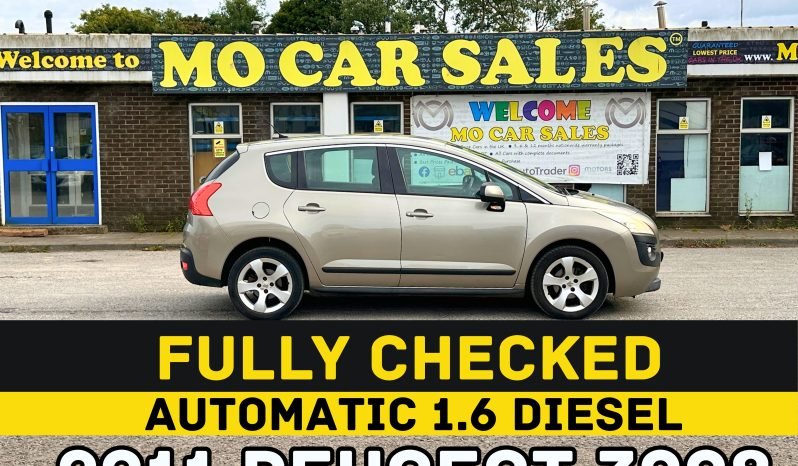 
								AUTOMATIC_1.6 Diesel_2011 Peugeot 3008_6m MOT_97k Miles_B’tooth_P-Snsrs_Px 2 Clear PRICE full									