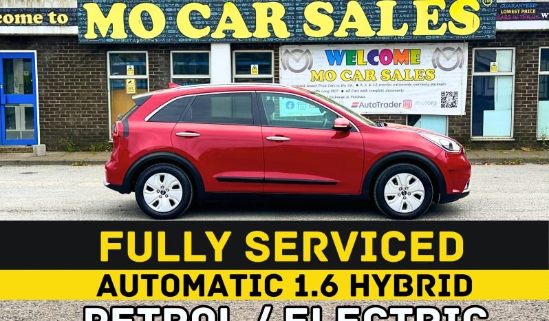 
								HYBRID_AUTOMATIC_1.6 Petrol_2017 Kia Niro_7m MOT_108k Miles_Sat-Nav_Rev Cam_FXD PRICE full									