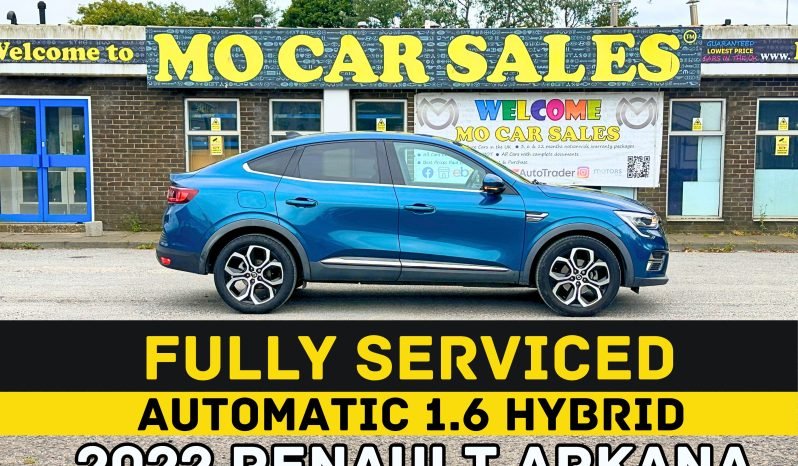 
								HYBRID_AUTOMATIC_1.6 Petrol_2022 Reault Arkana_12m MOT_108k Miles_Full Modern HEV Specs_x2 Keyless_3 month Warranty_ full									