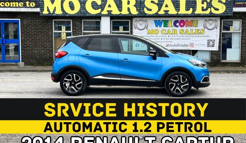 
								AUTOMATIC_1.2 Petrol 2014 Renault Captur_12m MOT_90k Mile_Sat-Nav_Bluetooth_Parking Sensors_x2 Keys_3 month Warranty_ full									