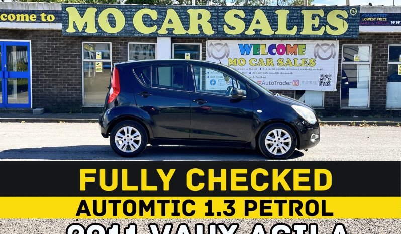 
								AUTOMATIC_1.3 Petrol_2011 Vauxhall Agila_07m MOT_100k Miles_PX 2 Clear Price_ full									