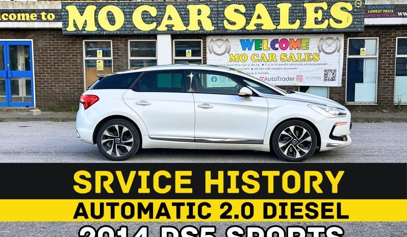 
								AUTOMATIC_2.0 Diesel_2014 DS-5_£35 Tax_06m MOT_90k Mile_Premium LUXURY Car_3m Warranty_ full									