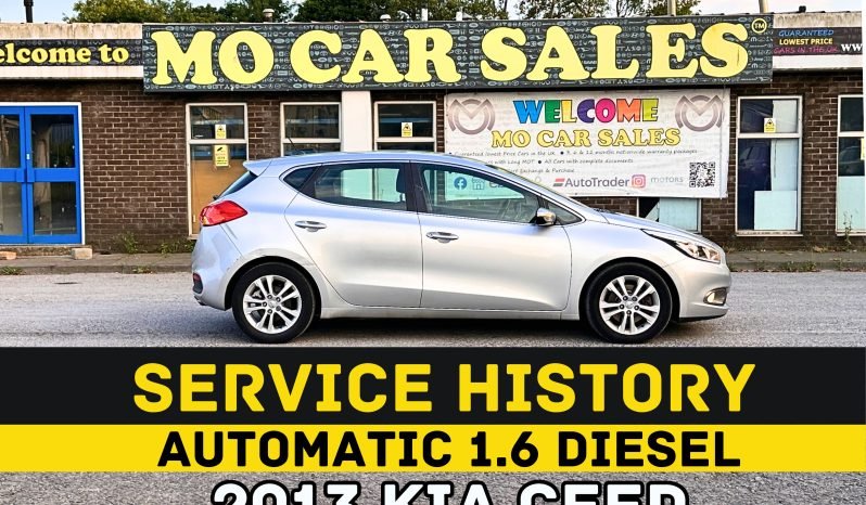 
								AUTOMATIC_1.6 Diesel_2013 Kia Ceed_81k Mile_06m MOT_B’tooth_P-Snsrs_3 months Warranty_ full									