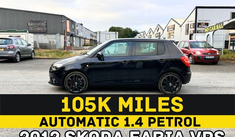 
								AUTOMATIC_1.4 Petrol_2012 Skoda Fabia VRS_105k Miles_06m MOT_Sat-Nav_B’tooth_P-Snsrs_FXD PRICE full									