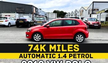 
									AUTOMATIC_1.4 Petrol_2012 VW Polo_12m MOT_74k Miles_x2 Keys_3m Warranty_ full								