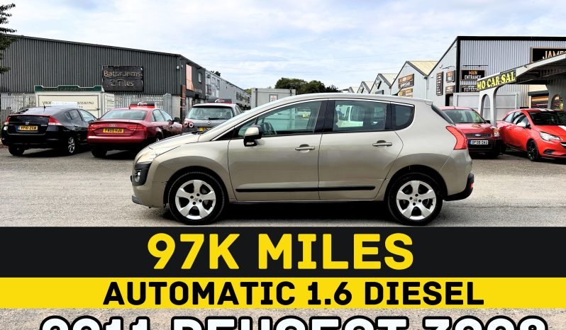
								AUTOMATIC_1.6 Diesel_2011 Peugeot 3008_6m MOT_97k Miles_B’tooth_P-Snsrs_Px 2 Clear PRICE full									