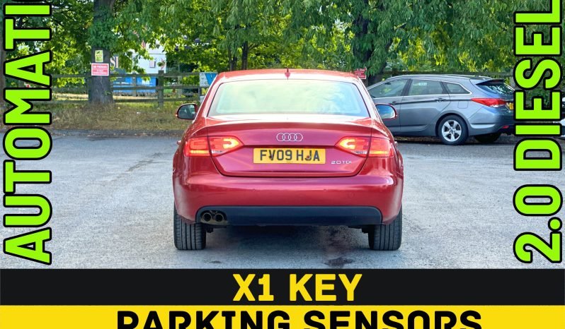 
								AUTOMATIC_2.0 Diesel_2009 Audi A4_12m MOT_89k Mile_Srvc Hstry_B’tooth_x2 Keys_FXD PRICE. full									
