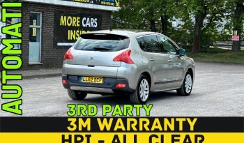 
									AUTOMATIC_4WD_2.0 Diesel-Hybrid_2013 Peugeot 3008_£20 Tax_12m MOT_86k Miles_Sat-Nav_Bluetooth_Parking Sensors_Sun-Roof_x2 Keys_3 month Warranty* full								