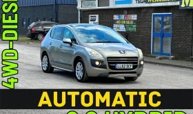 AUTOMATIC_4WD_2.0 Diesel-Hybrid_2013 Peugeot 3008_£20 Tax_12m MOT_86k Miles_Sat-Nav_Bluetooth_Parking Sensors_Sun-Roof_x2 Keys_3 month Warranty*