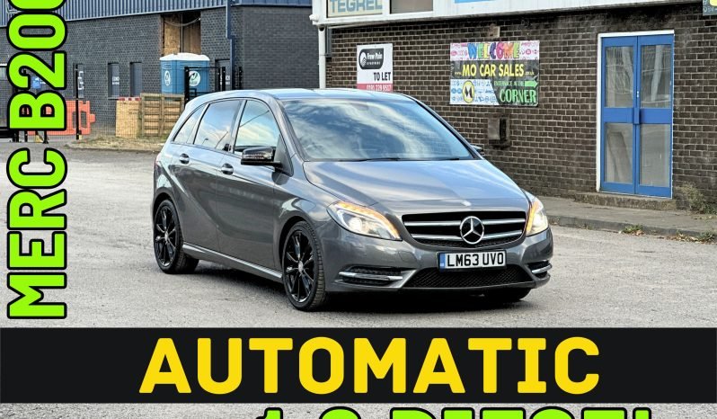 
								AUTOMATIC_1.8 Diesel 2014 Mercedes Benz B200_£35 Tax_10m MOT_92k Miles_Sat-Nav_Rev Cam_Parking Sensors_3 months Warranty_ full									