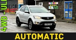 AUTOMATIC_4WD_2.2 Diesel 2015 SsangYong Korando_ULEZ_08m MOT_89k Miles_Top Specs SUV_FXD PRICE