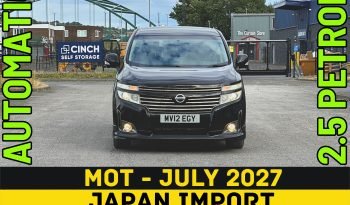 
									AUTOMATIC_7 Seater_2.5 Petrol_2012 Nissan Elgrand_45k Miles_12m MOT_Japan Import_Top Specs MPV_3 months Warranty_ full								
