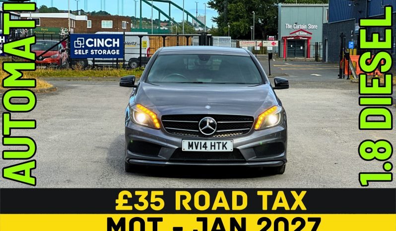 
								AUTOMATIC_AMG-1.8 Diesel 2014 Mercedes Benz A200_£35 Tax_06m MOT_113k Miles_Sat-Nav_Bluetooth_x2 Keys_3 months Warranty* full									