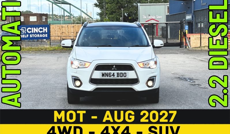 
								AUTOMATIC 4WD_2.2 DIESEL 2014 Mitsubishi ASX_12m MOT_109k Miles_CarPlay_RevCam_FXD PRICE full									