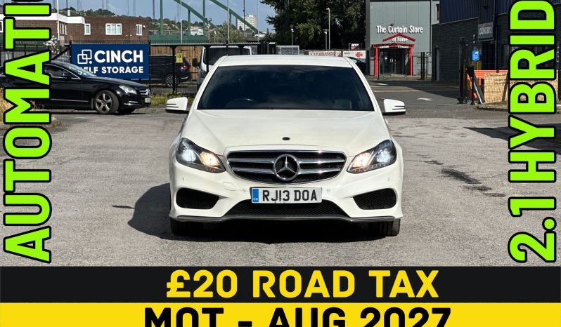 
								AUTOMATIC_2.1 Hybrid-Diesel_2013 Mercedes Benz e300_AMG Sports_£20 Tax_12m MOT_127k Mile_FXD PRICE full									
