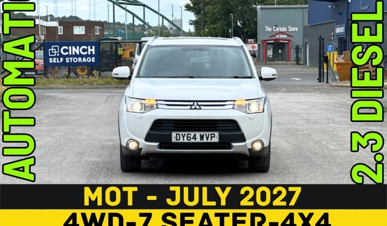 
								AUTOMATIC_7 SEATER_2.3 Diesel_4WD_2014 Mitsubishi Outlander_12m MOT_106k Mile_Luxury Specs SUV_3 months Warranty* full									