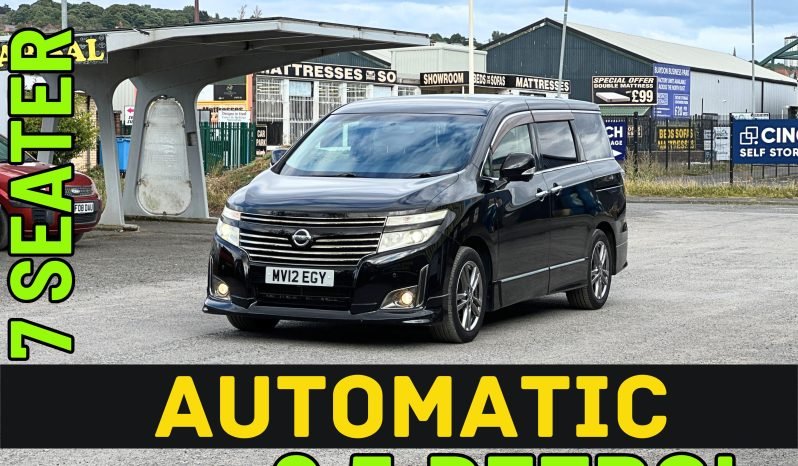 
								AUTOMATIC_7 Seater_2.5 Petrol_2012 Nissan Elgrand_45k Miles_12m MOT_Japan Import_Top Specs MPV_3 months Warranty_ full									