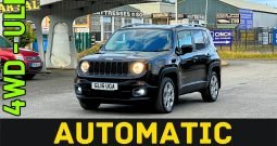 AUTOMATIC_4WD_2.0 Diesel ULEZ_2016 Jeep Renegade_12m MOT_112k Miles_Luxury Specs_Sat-Nav_Full Leather_P-Sensors_3 month Warranty_