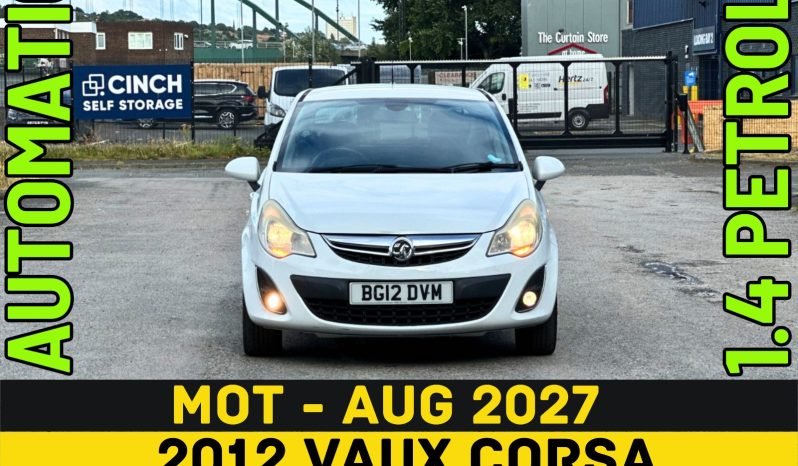 
								AUTOMATIC_2012 Vauxhall Corsa_12m MOT_98k Miles_Srvc Hstry_Sat-Nav_Bluetooth_Px 2 Clear Price_ full									