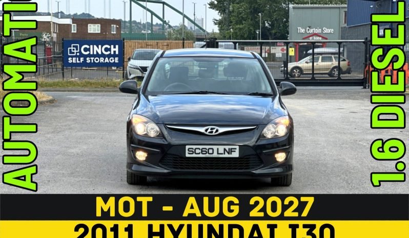 
								AUTOMATIC_1.6 Diesel_2011 Hyundai i30_12m MOT_100k Miles_Fully Checked_PX 2 Clear Price_ full									