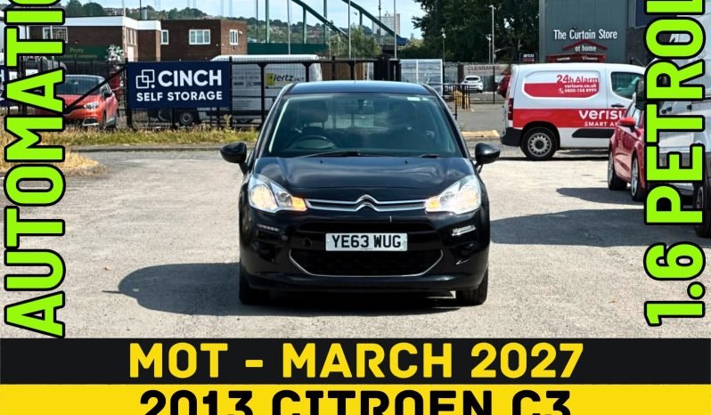 
								AUTOMATIC_1.4 Petrol_2013 Citroen C3_07m MOT_100k Miles_B’tooth_FXD PRICE full									