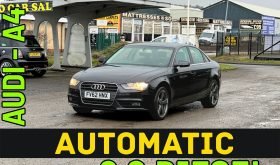 AUTOMATIC_2.0 Diesel_2012 Audi A4_12m MOT_103k Mile_T-Belt DONE_B’tooth_x2 Keys_