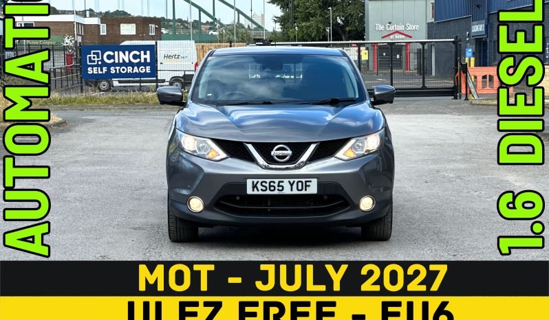 
								AUTOMATIC_1.6 Diesel ULEZ_2016 Nissan Qashqai_11m MOT_113k Miles_Sat-Nav_360 Cam_x2 Keys_3 months Warranty* full									