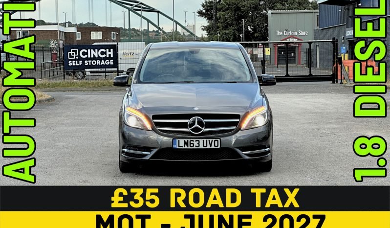 
								AUTOMATIC_1.8 Diesel 2014 Mercedes Benz B200_£35 Tax_10m MOT_92k Miles_Sat-Nav_Rev Cam_Parking Sensors_3 months Warranty_ full									