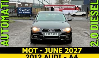 
									AUTOMATIC_2.0 Diesel_2012 Audi A4_12m MOT_103k Mile_T-Belt DONE_B’tooth_x2 Keys_ full								