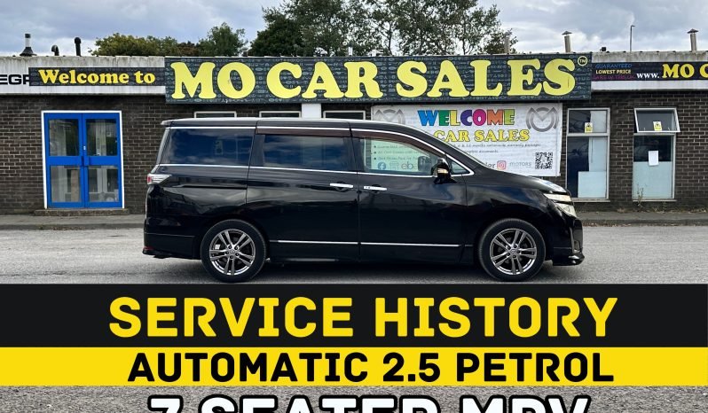 
								AUTOMATIC_7 Seater_2.5 Petrol_2012 Nissan Elgrand_45k Miles_12m MOT_Japan Import_Top Specs MPV_3 months Warranty_ full									