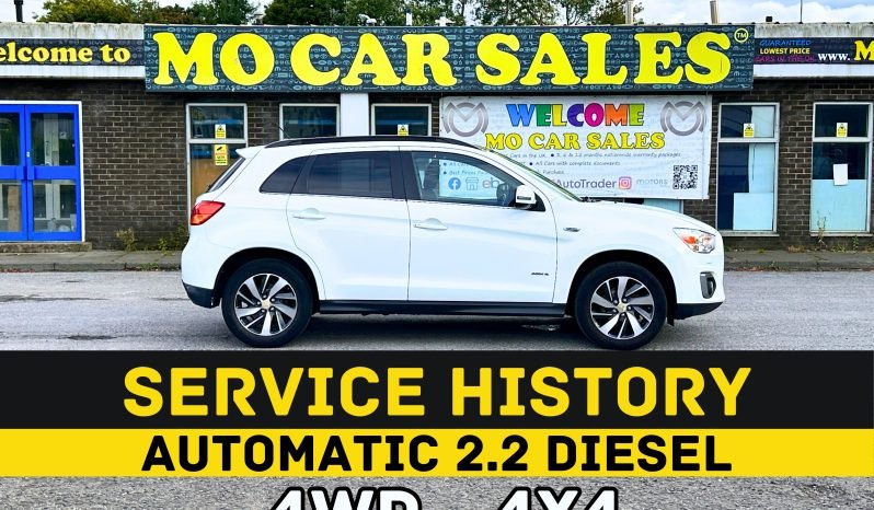 
								AUTOMATIC 4WD_2.2 DIESEL 2014 Mitsubishi ASX_12m MOT_109k Miles_CarPlay_RevCam_FXD PRICE full									