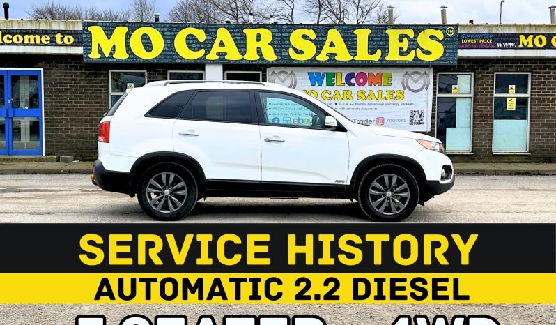 
								AUTOMATIC_7 Seater_4WD 2.2 Diesel_2012 Kia Sorento_109k Miles_12m MOT_New Engine fitted_Bluetooth_x2 Keys_ 3 months Warranty* full									